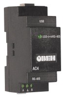 Автоматический преобразователь интерфейсов USB/RS-485 ОВЕН АС4   —   Краткое описание
